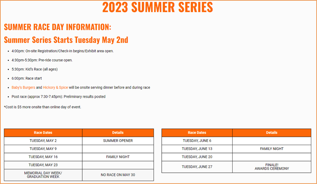 OtH 2023 Summer Series