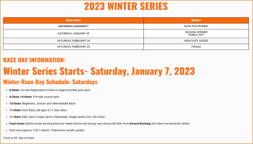 OtH 2023 Winter Series